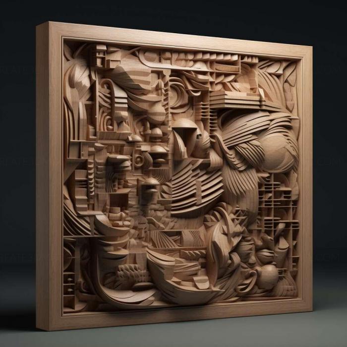 نموذج ثلاثي الأبعاد لآلة CNC 3D Art 